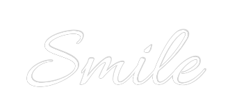 Custom Neon Text - Smile