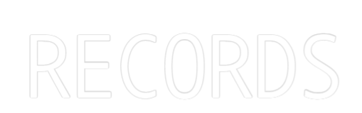 Custom Neon Text - RECORDS
