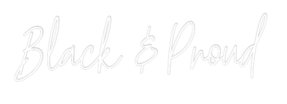 Custom Neon Text - Black & Proud