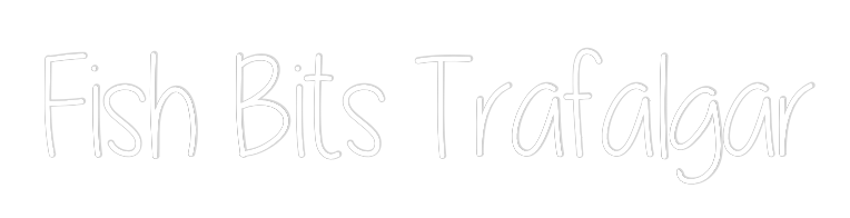 Custom Neon Text - Fish Bits Tra...