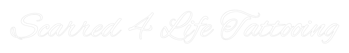 Custom Neon Text - Scarred 4 Lif...