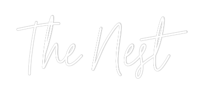 Custom Neon Text - The Nest