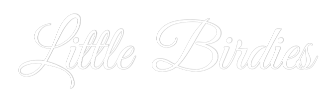 Custom Neon Text - Little Birdies