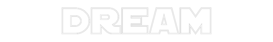 Custom Neon Text - Dream