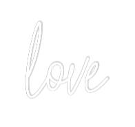 Custom Neon Text - love