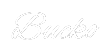 Custom Neon Text - Bucko