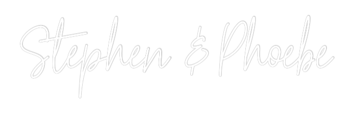Custom Neon Text - Stephen & Pho...