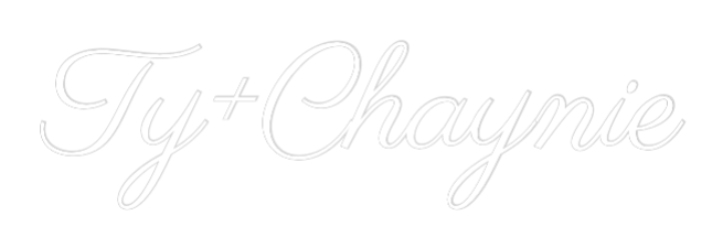 Custom Neon Text - Ty+Chaynie