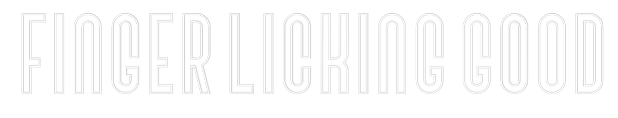 Custom Neon Text - Finger lickin...