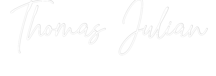 Custom Neon Text - Thomas Julian