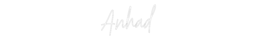 Custom Neon Text - Anhad