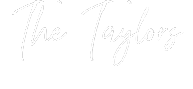 Custom Neon Text - The Taylors