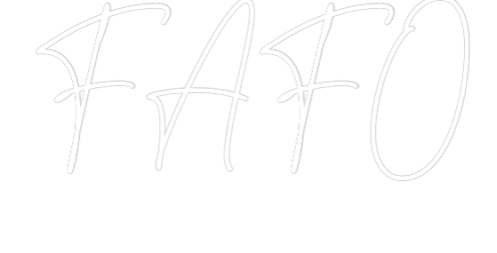 Custom Neon Text - FAFO