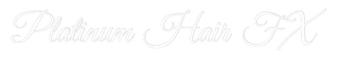 Custom Neon Text - Platinum Hair...