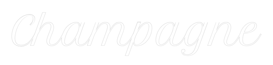 Custom Neon Text - Champagne