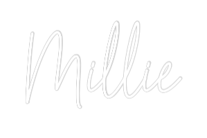 Custom Neon Text - Millie