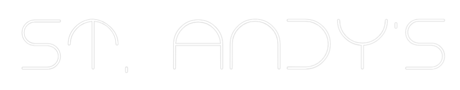 Custom Neon Text - St. Andy's