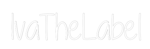 Custom Neon Text - IvaTheLabel