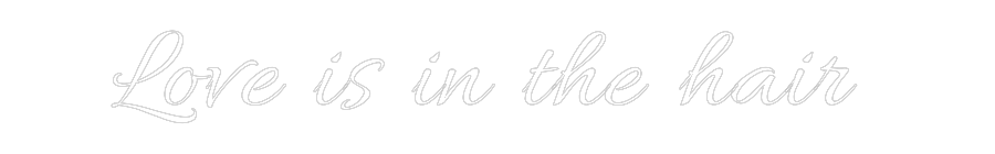 Custom Neon Text - Love is in th...