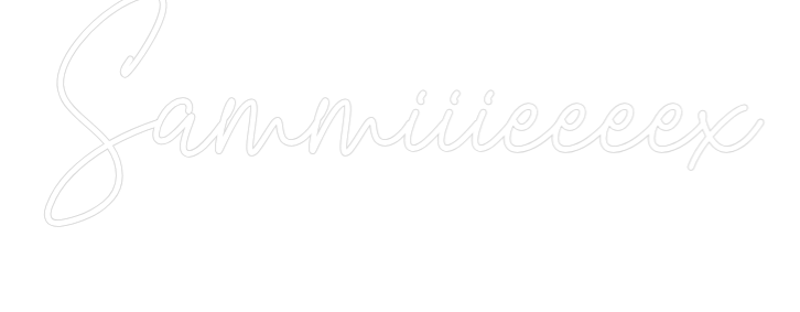 Custom Neon Text - Sammiiieeeex