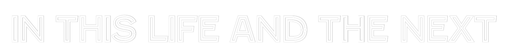 Custom Neon Text - In this life ...