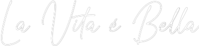 Custom Neon Text - La Vita é Bel...