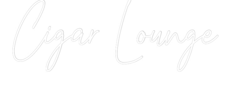 Custom Neon Text - Cigar Lounge