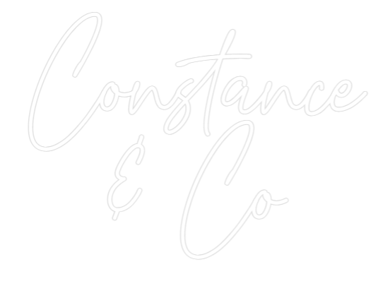 Custom Neon Text - Constance
& Co