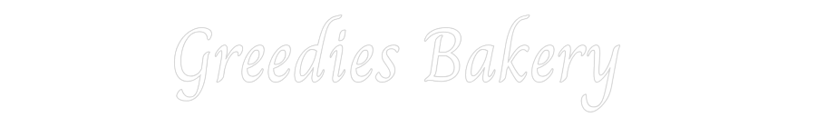 Custom Neon Text - Greedies Bake...
