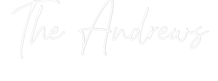 Custom Neon Text - The Andrews