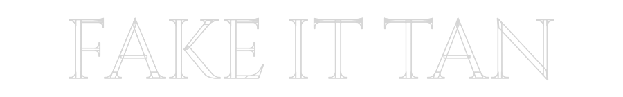 Custom Neon Text - FAKE IT TAN