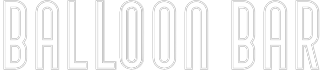 Custom Neon Text - BALLOON BAR