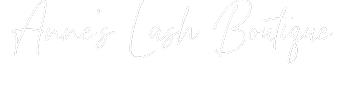 Custom Neon Text - Anne’s Lash B...