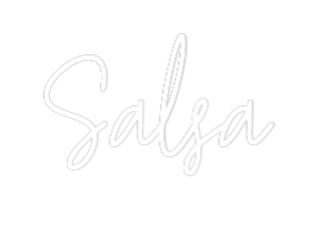 Custom Neon Text - Salsa