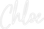 Custom Neon Text - Chloe