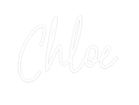 Custom Neon Text - Chloe