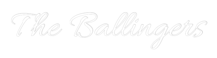 Custom Neon Text - The Ballingers