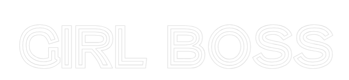 Custom Neon Text - girl boss