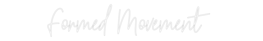 Custom Neon Text - Formed Moveme...