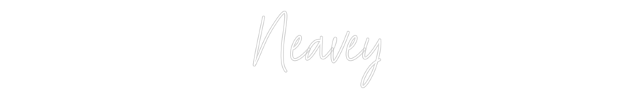 Custom Neon Text - Neavey