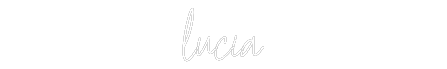 Custom Neon Text - lucia