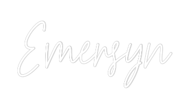 Custom Neon Text - Emersyn