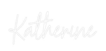 Custom Neon Text - Katherine
