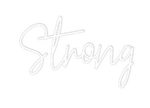 Custom Neon Text - Strong