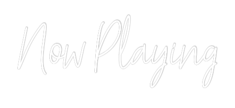 Custom Neon Text - Now Playing