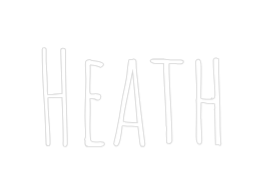 Custom Neon Text - Heath