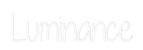 Custom Neon Text - Luminance