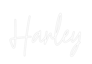 Custom Neon Text - Harley