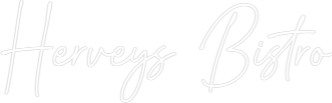 Custom Neon Text - Herveys Bistro