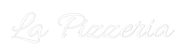 Custom Neon Text - La Pizzeria